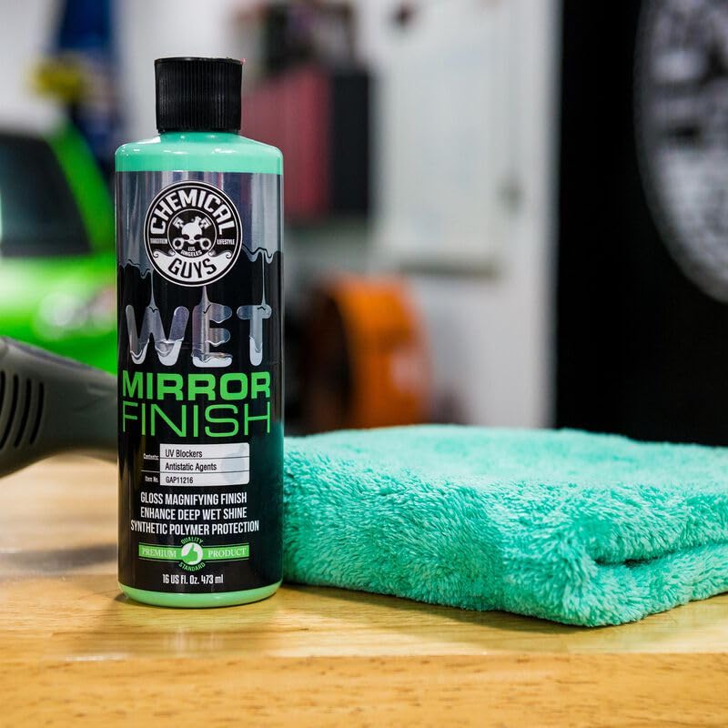 Chemical Guys, Wet Mirror Finish High Gloss Glaze for Clear Coat, 16 oz