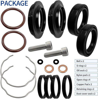 Fork Seals Rebuild Kit Fit Harley Fork Seals Sportster 1988-15 & Dyna 91-05