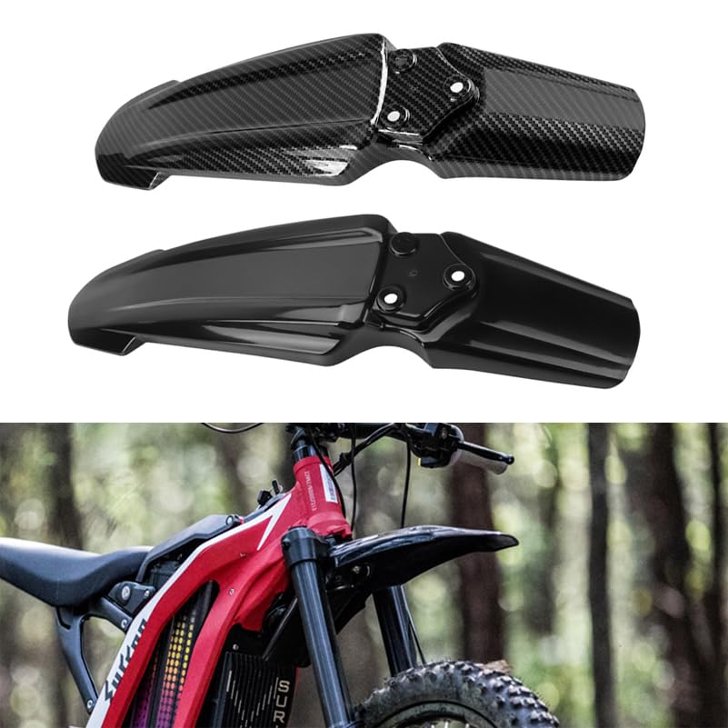 Front Fender Dirt Bike Sur Ron JXMOTONG ABS Plastic Motorcycle Modified Mudguards Protector Electric Bike for Light Bee Sur Ron Surron Sur-Ron X/S/Segway X160 / X260 Black - style: Front Fender