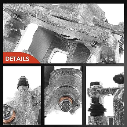 A-Premium Rear Left Driver Disc Brake Caliper with Bracket - style: Rear Driver