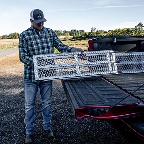 Yutrax 89-inch Folding Aluminum Truck, UTV/ATV, Motorcycle Loading Arch Ramps - Pair, 1500lb Capacity - size: 89-Inch Folding, 1500lb. Capacity