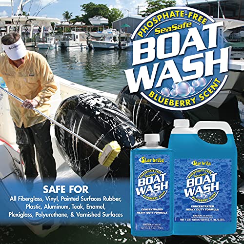 STAR BRITE Concentrated Boat Wash, Heavy-Duty, Non-Streak, Blueberry Scent - style: 16 OZ Wash