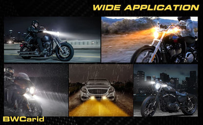 LED Pods Off Road Auxiliary Driving Fog Lights - size: Motorcycle LED Driving Lights (2-Pack)