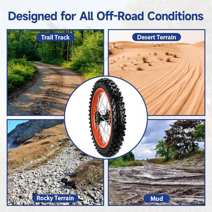 14'' Front Wheel Assembly for Tutti Soleil 01 Electric Dirt Bike - size: Front Wheel