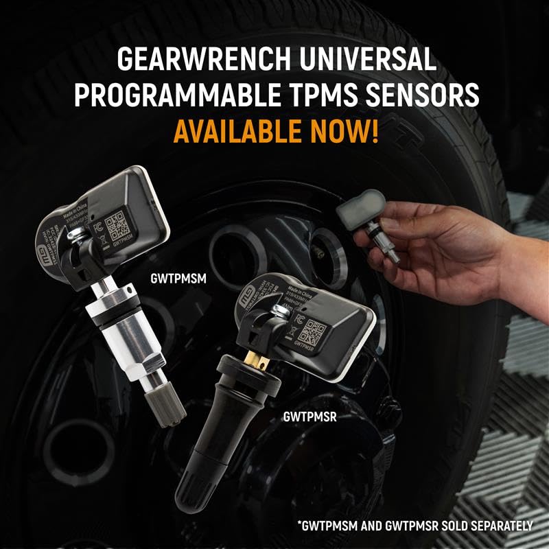 GEARWRENCH Universal Programmable Metal TPMS Sensor | GWTPMSM - style: Metal Single