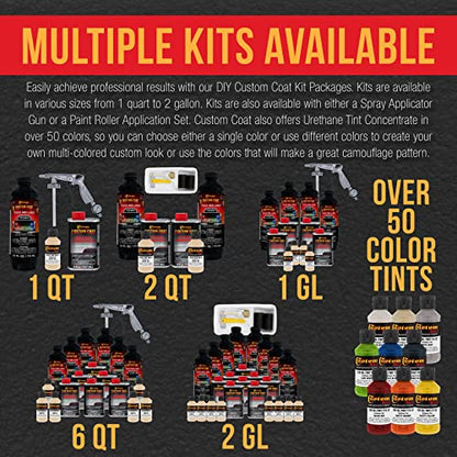 Custom Coat Desert Tan Spray-On Urethane Truck Bed Liner Kit, 1 Quart