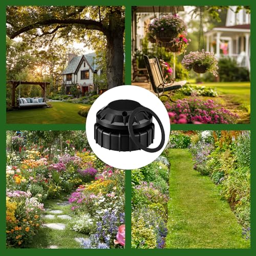 3 Pack Sprinkler Valve Cap and Cover Kit, Plastic Cap and Cover Assembly Kit Sprinkler Valve for 1" Anti Siphon Irrigation Valves
