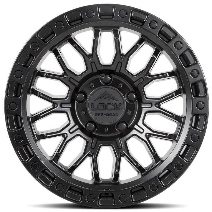 LOCK OFFROAD COMBAT-7969MB 17X9-6X139.7 1et - Matte Black with Matte Black Ring - color: Matte Black with Matte Black Ring, size: 17X9 - 6X139.7 1et
