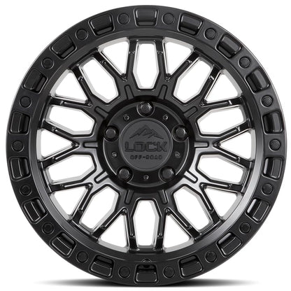 LOCK OFFROAD COMBAT-7969MB 17X9-6X139.7 1et - Matte Black with Matte Black Ring - color: Matte Black with Matte Black Ring, size: 17X9 - 6X139.7 1et