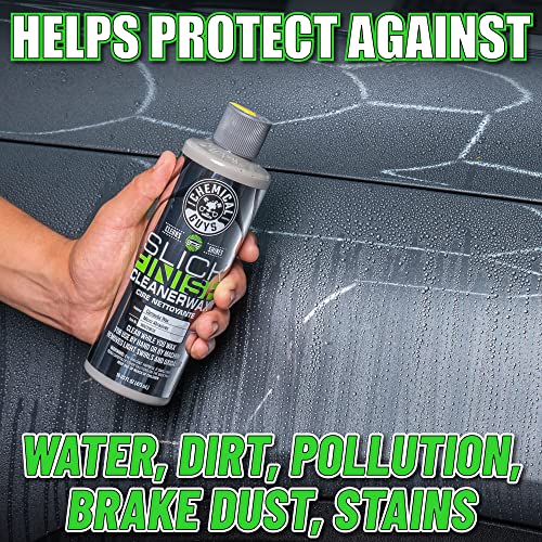 Chemical Guys, Slick Finish Cleaner Wax, Light Cleanser & Carnauba, 16 oz
