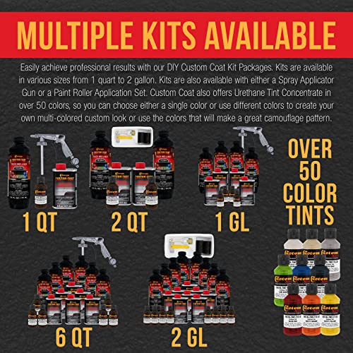 Custom Coat Camo Brown Spray-On Urethane Truck Bed Liner Kit, 2 Gallons