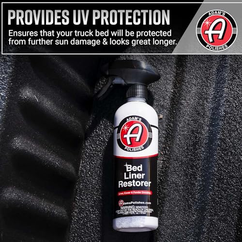 Adam's Polishes Bed Liner Restorer 16oz Truck Bed Cleaner with UV Protection | Safely Works On Automotive Exterior Plastics