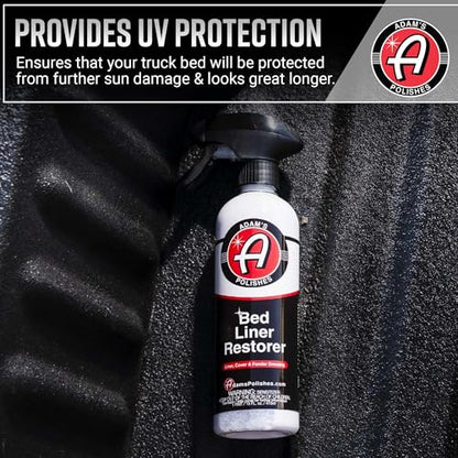 Adam's Polishes Bed Liner Restorer 16oz Truck Bed Cleaner with UV Protection | Safely Works On Automotive Exterior Plastics