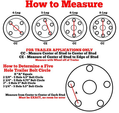 eCustomrim ST175/80D13 13 Inch DEEP TREAD Trailer Tire Load Range C