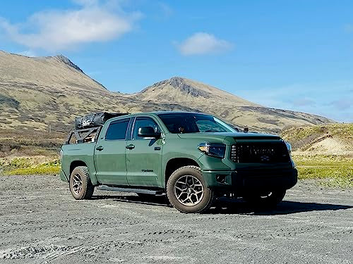 RockTrix RT105 18x9 Off-Road Wheels compatible with Toyota Tundra 2007-2021, Matte Bronze 5x150 Rims -12mm Offset for 33-35 Inch Tire Clearance, Fits Sequoia, Land Cruiser, And Fits Lexus LX570 - color: Matte Bronze, size: 18x9 -12mm offset