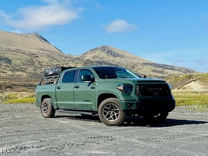 RockTrix RT105 18x9 Off-Road Wheels compatible with Toyota Tundra 2007-2021, Matte Bronze 5x150 Rims -12mm Offset for 33-35 Inch Tire Clearance, Fits Sequoia, Land Cruiser, And Fits Lexus LX570 - color: Matte Bronze, size: 18x9 -12mm offset