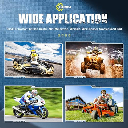 Clutch and Variator Assembly Set with 669 Belt for GY6 50cc 4 Stroke 139QMB Engine With Short Case Scooter Moped Tao Tao ATV
