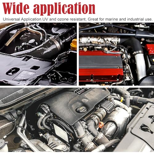 45 Degree ID 3-1/2 to 4 inches Elbow Silicone Reducer Coupler Hose 4 Ply Polyester Reinforcement with 2 Steel T Clamps for Intercooler Turbo Intake Pipe - size: 45° 3.5-4"
