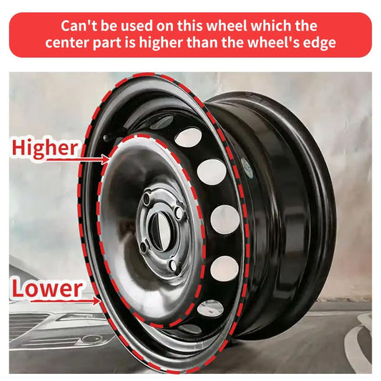 17 inch Wheel Cover for Iron Rim, Hubcap Car Rims Set of 4, Blade Rim Cover, Compatible/Replacement Automotive Wheel Tire ABS Plastic Decoration Accessories (Blade Style, 17 inch) - size: 17 inch, style: Blade Style