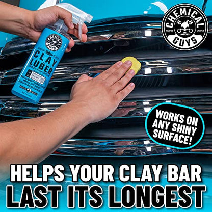 Chemical Guys, OG Clay Bar & Luber Synthetic Lube Kit, Medium Duty, 2-Piece - style: OG Light/ Medium Clay Bar Kit