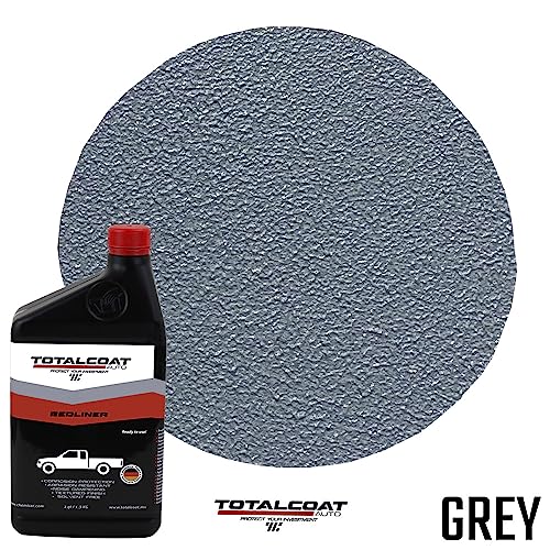 Spray In or Roll On, Grey Truck Bed Liner Paint - 2 Quarts - color: Gray