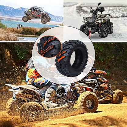 Set of 2 Off-Road 25X8-12 ATV/UTV Tires - size: 25x8-12, style: Pattern 137