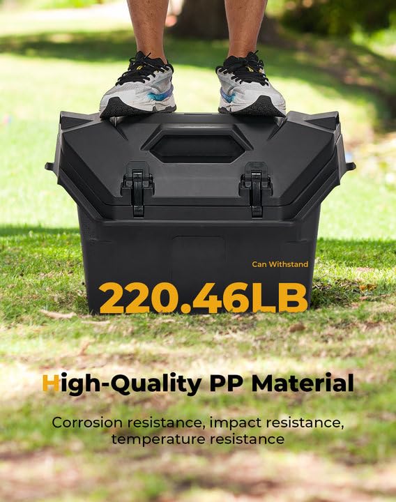 KEMIMOTO 2024/2025/2026 XP 1000 Rear Cargo Box 55QT Water-resistant - size: 55QT