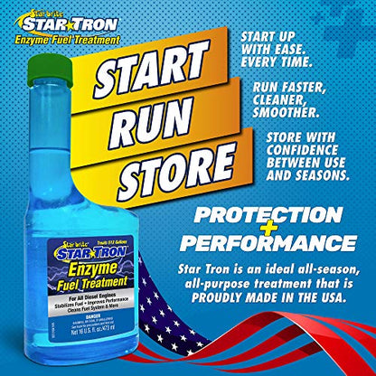 STAR TRON Enzyme Fuel Treatment - Diesel - style: 8 Oz Treats 252 Gallons