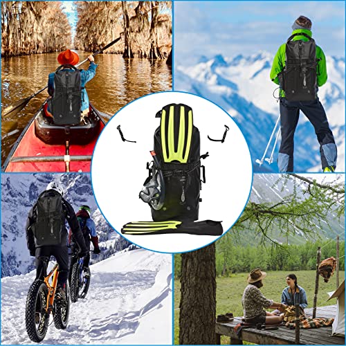 50L Waterproof Motorcycle Saddlebags and 35L Waterproof Backpack for Men and Women - Heavy Duty Roll-Top Floating Dry Bag Backpack for Kayaking, Boating