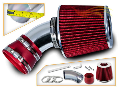 Short Ram Intake Kit for 00-06 E53 X5 3.0L/4.4L/4.6L/4.8L (Red) - color: Red