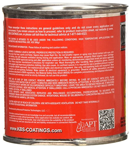 KBS Coatings 65210 Flame Blue Xtreme Temperature Coating - 8 fl. oz. - color: Flame Blue, size: 8 Fl Oz (Pack of 1)