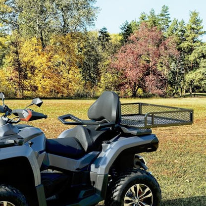 KUAFU Rear Cargo Basket Universal ATV UTV Black Steel Storage Rack Rear - size: Rear