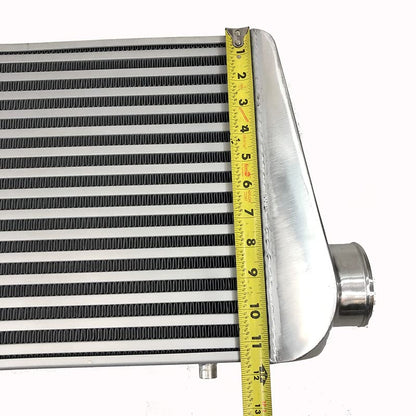 Aluminum Front Mount Turbo Racing Intercooler Overall Size 31x12x4" 3" Inlet/Outlet Universal