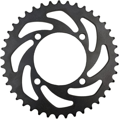 12" Rear Wheel 80/100-12 Tire Assembly For Dirt Pit Bike 125cc 140cc 150cc Apollo SSR XR CRF TaoTao Includes Brake Rotor and 428 Sprocket (12 with Components) - size: 12 with Components