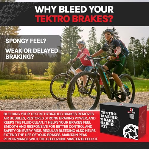 BleedZone Tektro Brake Bleed Kit with 120ml Mineral Oil for TRP Brakes