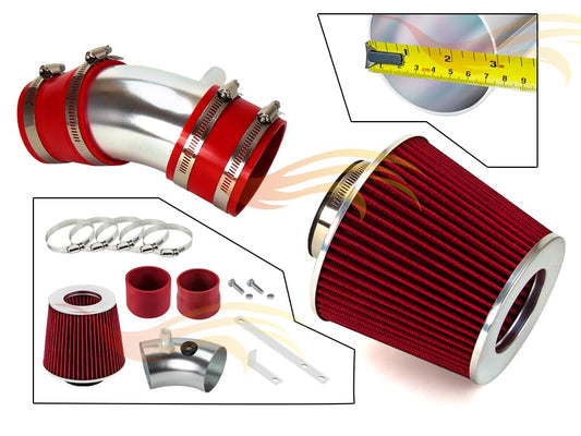 Short Ram Intake Kit for 12-18 Focus 2.0L NA (Red) - color: Red