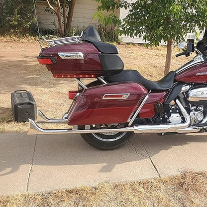 39 Inch Fishtail Slip on Mufflers, Chrome - color: Chrome, size: 39"