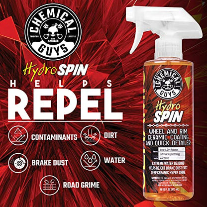 Chemical Guys, HydroSpin Wheel & Rim Ceramic Coating Spray for Rims, 16 oz