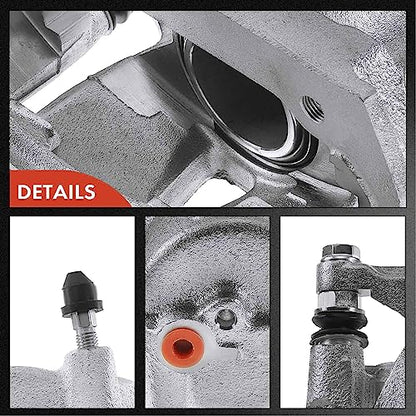 A-Premium Front Left Driver Disc Brake Caliper with Bracket - style: Front Driver