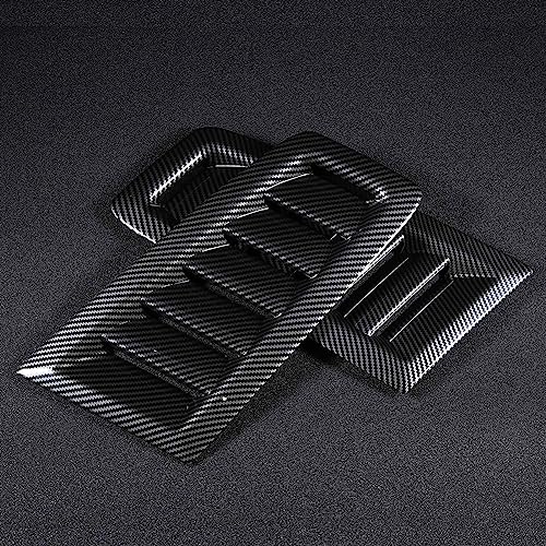 Universal Car Hood Vent Scoop Kit, Cold Air Intake Louvers for Auto Cooling, Fit for RS MK2 Bonnet Cover (Hydrographics Transfer Printing) - color: Hydrographics Transfer Printing