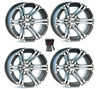 ITP SS212 ATV Wheels/Rims Machined 14" Polaris Sportsman/RZR/Ranger