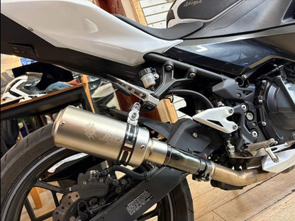 Header Link Pipe Full Exhaust System for Ninja 400, 500 2018-2024
