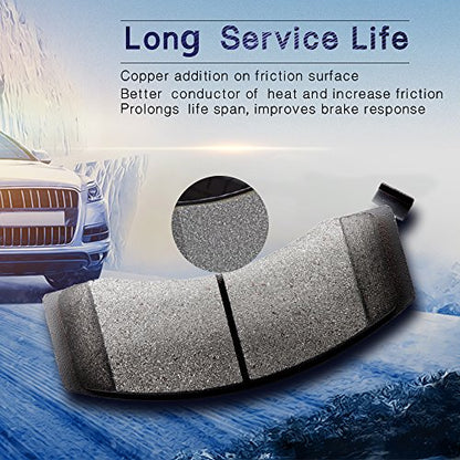 Ceramic Brake Pads Kits,SCITOO Rear Brakes Pads Set For Dodge For Charger - size: Rear D1057 [4PCS]