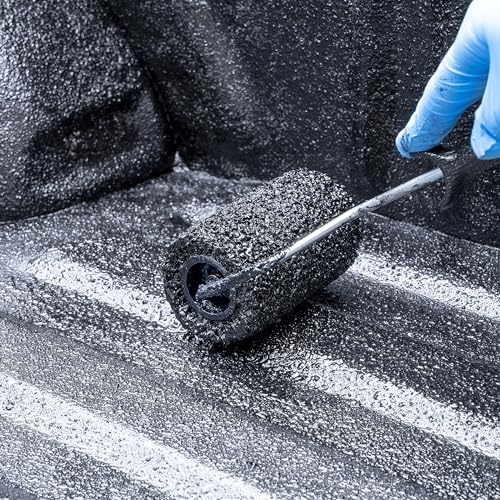 HERCULINER Roll-On Truck Bed Liner, 1 Gallon Can, Black, Textured, Suitable for All Truck Beds, 55-60 sq ft Coverage