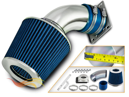 Short Ram Intake Kit for 98-01 Ranger/98-01 B3000 3.0L V6 (Blue) - color: Blue