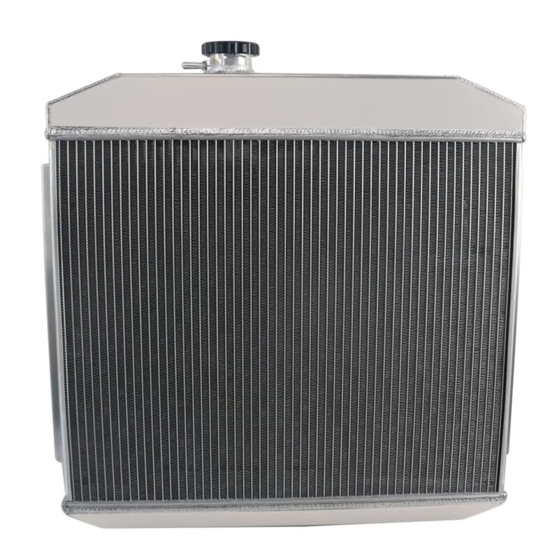 4 Row Aluminum Radiator for 1955 1956 1957 Chevrolet Bel Air Nomad L6 4.6L, Full Performance Aluminium Radiators, Automotive Replacement Radiator