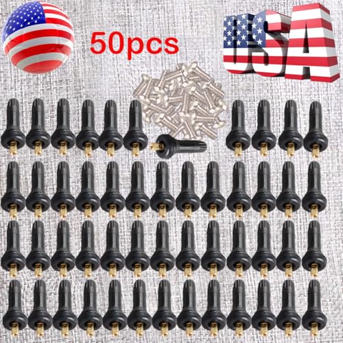 Replacement Auto Parts For 50 Pack TPMS Valve Stem Rebuild Kit 20008 Tire Pressure Sensor Service KitMod-R36R-18233