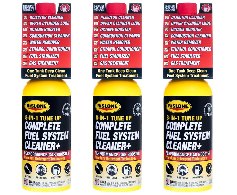 Rislone Complete Fuel System Cleaner+ | 8-in-1 Tune Up, 3-Pack - size: 3-Pack