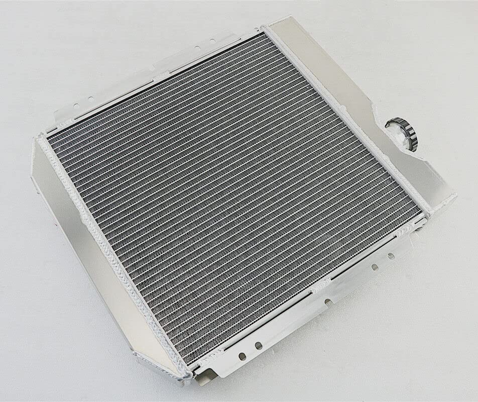 4 ROW Aluminum Radiator Compatible with 1964-1966 FORD MUSTANG & 1960-1965 Ranchero V8