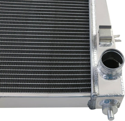 ALLOYWORKS 4 Row Aluminum Radiator For 2004-2009 Dodge Ram 1500 Ram 2500 Ram 3500 5.7L Hemi V8 Crossflow Radiator, Direct Replacement